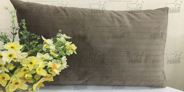 production factory grey velvet pillowcase